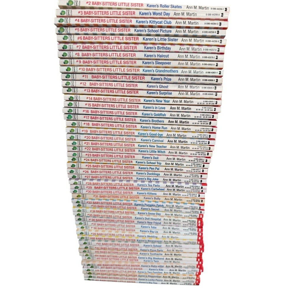Baby-Sitters Little Sister Books Lot 2-51 Ann M Martin BSC Mystery Paperbacks